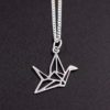 Collier - Origami Grue - ARGENT 925