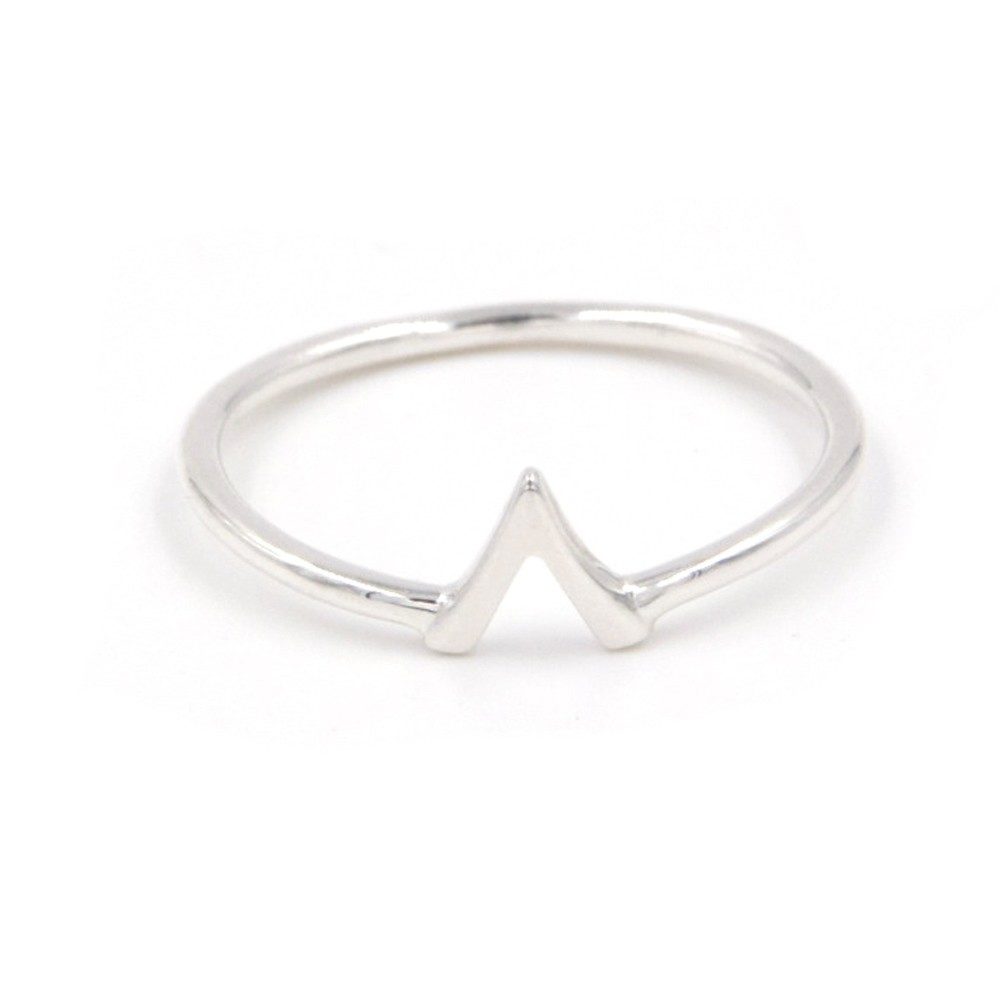 Bague - V - ARGENT 925