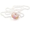 Collier - Murano rose - ARGENT 925