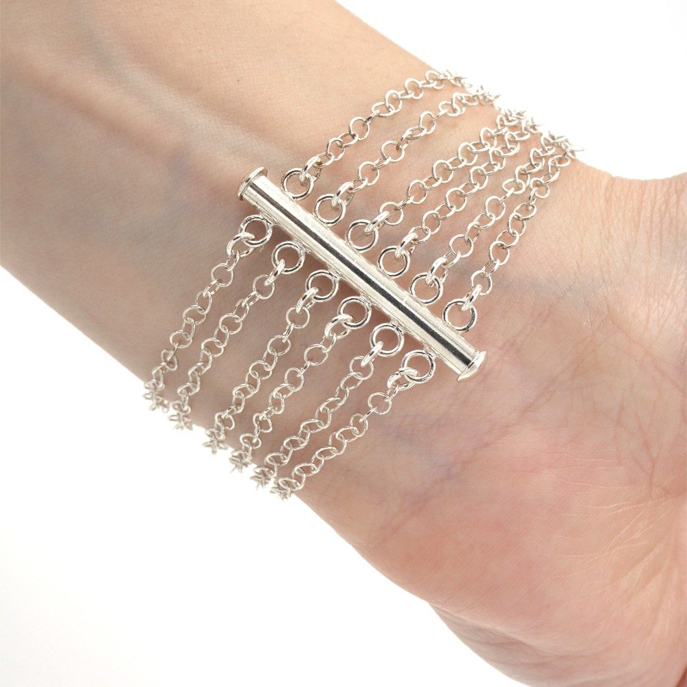 Bracelet 6 rangs - ARGENT 925