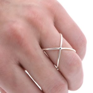 Bague – Croix – ARGENT 925 Bague – Croix – ARGENT 925