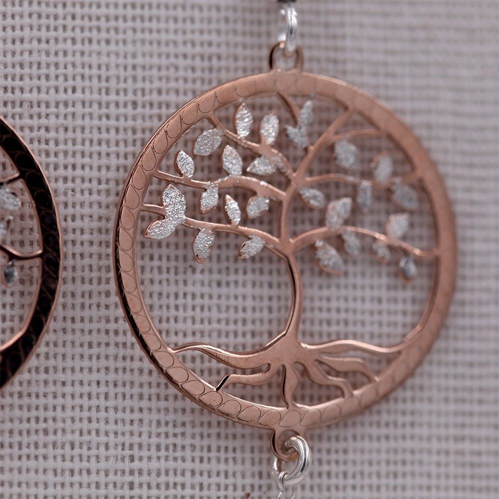 Boucles d'oreilles - Arbre de vie - ARGENT 925