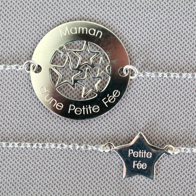 Jour 17 du calendrier de l’Avent Same Bijoux : Le duo de bracelets Maman Bébé « Petite Puce »