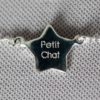 bracelet- petit chat - argent 925 - same bijoux - fait main