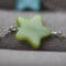Bracelet étoile nacre vert - pour bébé et enfant-argent 925
