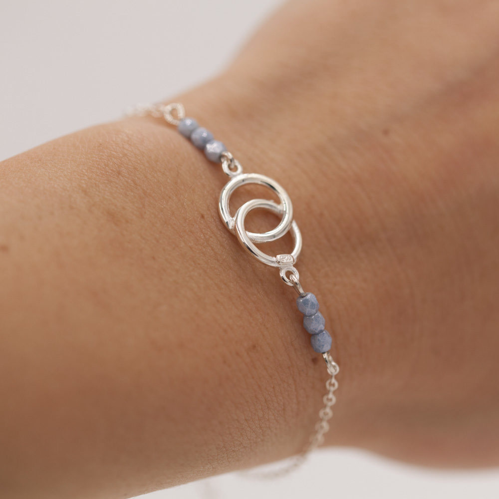 Bracelet – blue love – ARGENT 925