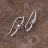 Boucles d'oreilles femme argent 925 noeud