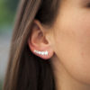 Boucles d'oreilles grimpantes - Étoiles - ARGENT 925