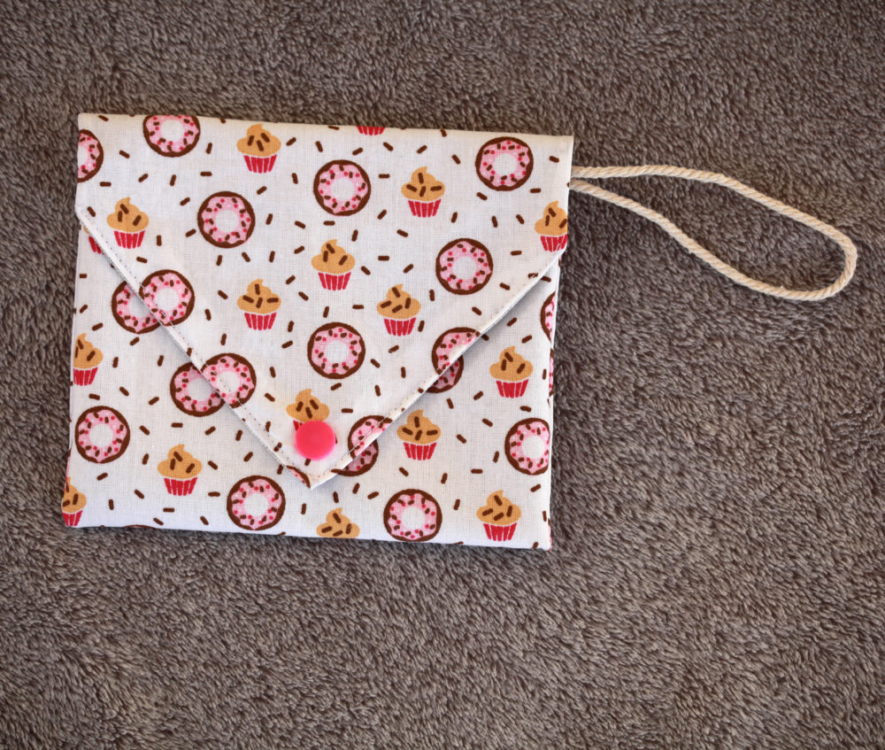 pochette - fait main - cupcake - samebijoux