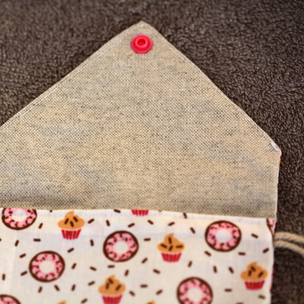 pochette - fait main - cupcake - samebijoux