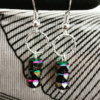 Boucles d'oreilles - Swarovski aux reflets multicolores - ARGENT 925