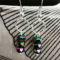 Boucles d'oreilles - Swarovski aux reflets multicolores - ARGENT 925