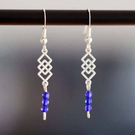 Boucles d’oreilles – Motif géométrique – ARGENT 925 Boucles d’oreilles – Motif géométrique – ARGENT 925