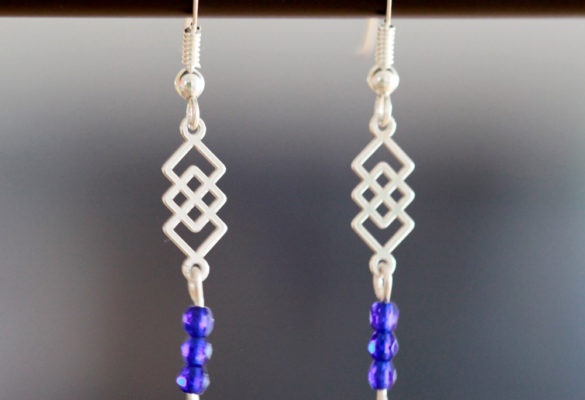 Boucles d’oreilles – Motif géométrique – ARGENT 925