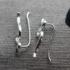 Boucles d'oreilles grimpantes - Vagues - ARGENT 925