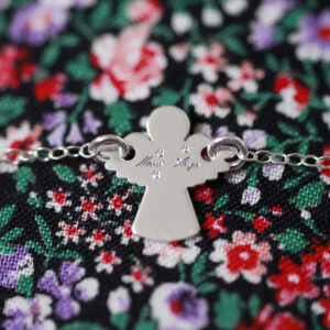 Bracelet Mam'Ange - Ange à graver - ARGENT 925