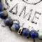 Bracelet homme - Donut et Sodalite - ARGENT 925