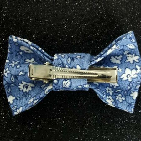 Barrette pour cheveux nœud papillon - Motif fleurs de style liberty