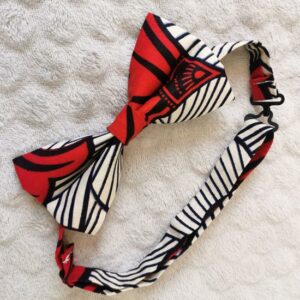 Nœud papillon ado - wax fleurs de mariage - rouge