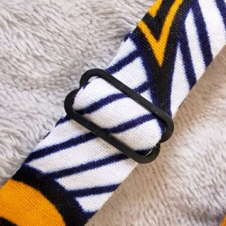 Nœud papillon enfant - wax fleurs de mariage - rouge et jaune