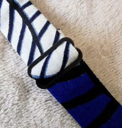 Nœud papillon enfant - wax fleurs de mariage - bleu et jaune