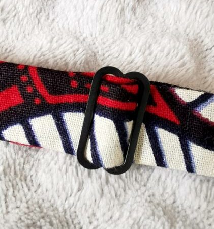 Nœud papillon enfant - wax fleurs de mariage - rouge