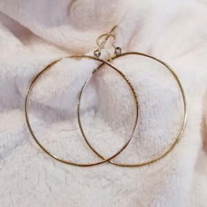 Boucles d’oreilles Grandes Anneaux – Côte d’Ivoire – BRONZE