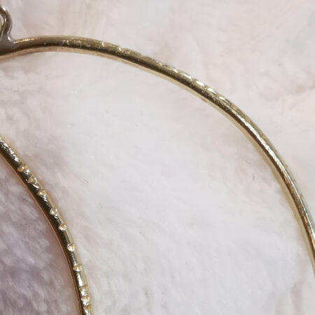 Boucles d’oreilles Grandes Anneaux – Côte d’Ivoire – BRONZE