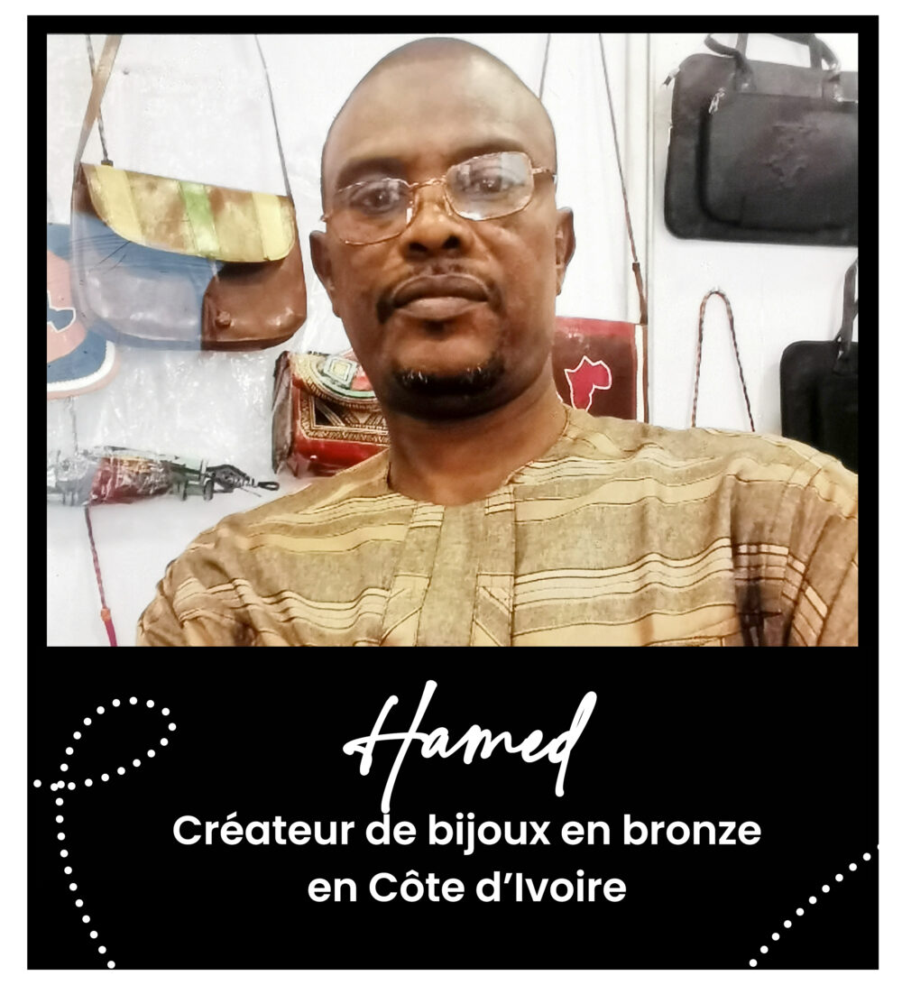 hamed-createur-bijoux-bronze-côte d'ivoire-ivoirien-femme-