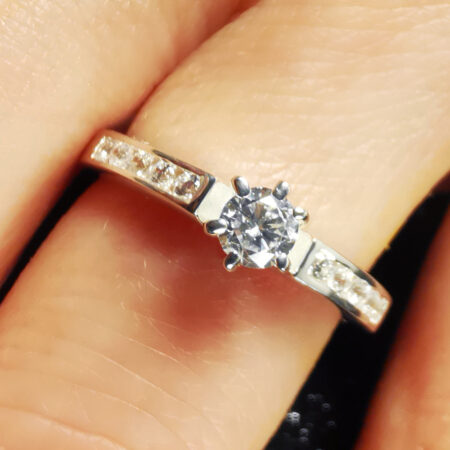 Bague Solitaire - ARGENT 925 - femme - Same Bijoux