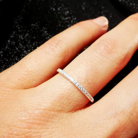 bague Promesse - zircons - argent 925 - same bijoux - femme